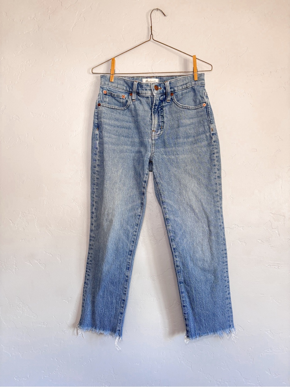 Madewell Perfect Vintage Crop Jean Light Blue Wash 26p - Picture 2 of 8